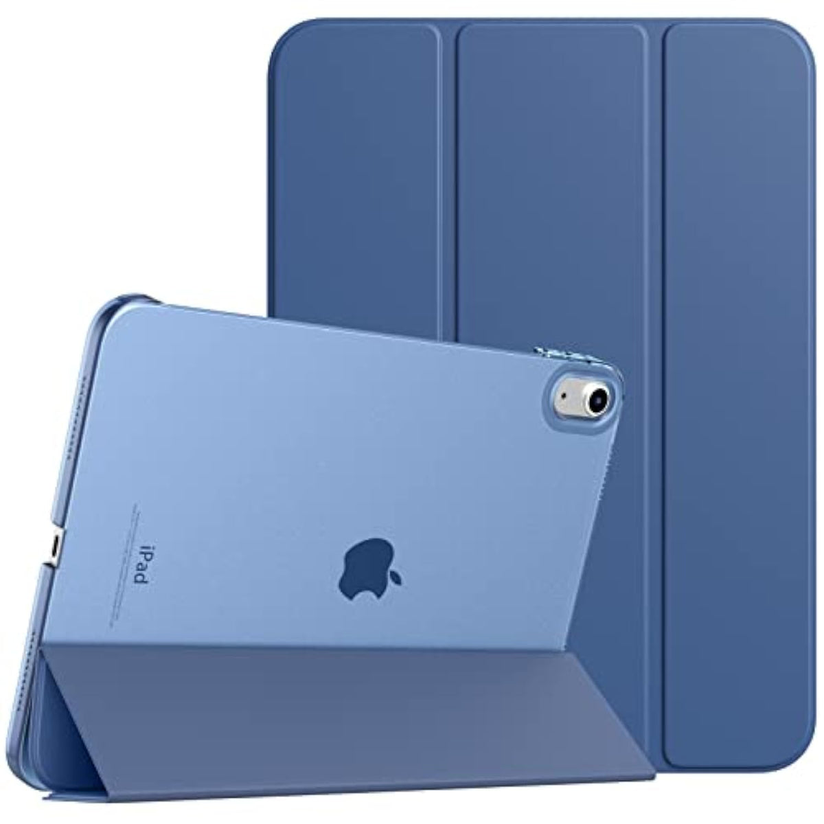 Case For (A16) 11Th Generation 11 Inch 2025/ 10Th Generation 10.9 Inch 2022, Slim Stand Cover With Hard Translucent Back, Support Touch Id, Auto Wake/Sleep, Abyss Blue