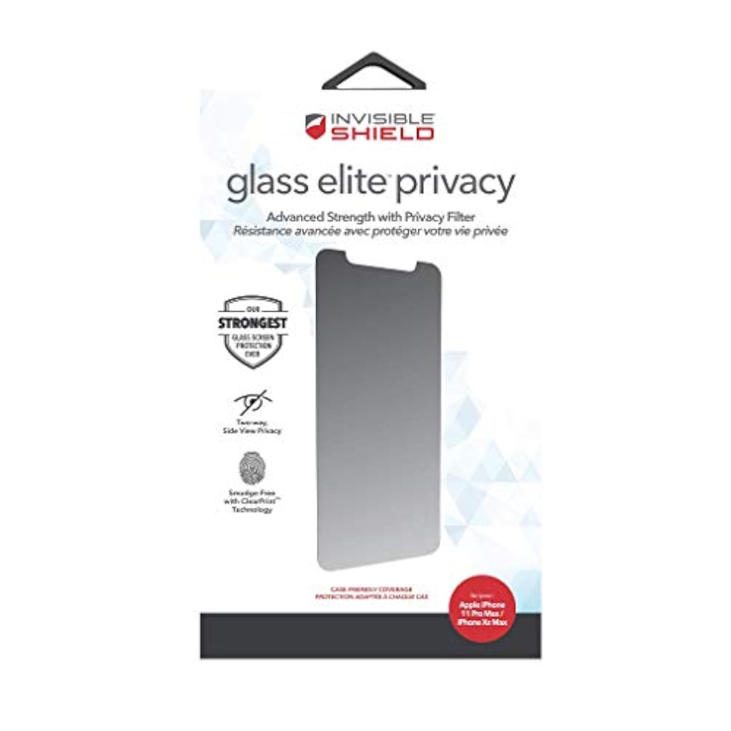ZAGG InvisibleShield Glass Elite Privacy for Apple iPhone 11 Pro Max
