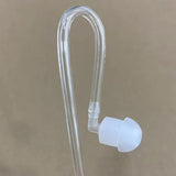 Replacement Mushroom Earbud Clear Ear Tips Compatible With Motorola Kenwood Baofeng Icom Yaesu Hyt Surveillance Kits Acoustic Tubes Earpiece (Pack Of 20)
