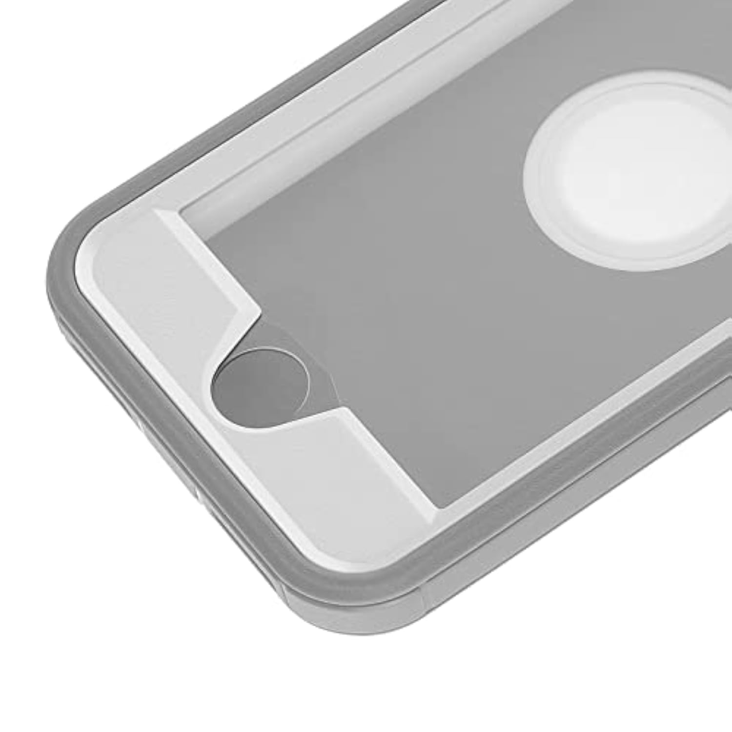 Case For Iphone Se 2020/2022 Case,3-Layer Structure With Built-In Screen Protector Shockproof And Drop-Proof Case For Iphone Se 4.7-Inch Greywhite