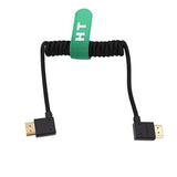 Hdmi 8K 4K120P Cable Braided Coiled For Atomos Ninja V Feelworld Blackmagic Mo
