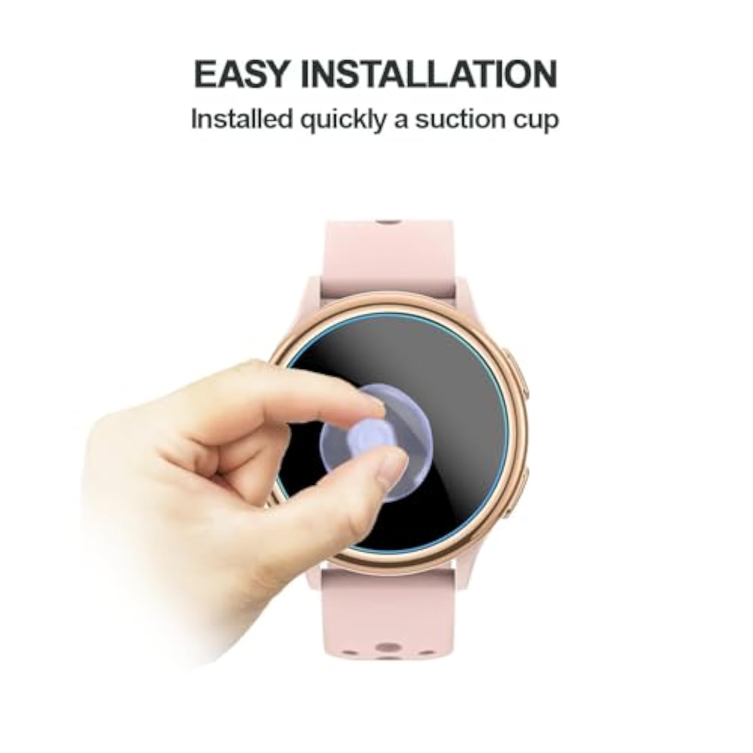 Screen Protector For G53 1.27'' Smartwatch, 9H Tempered Glass Protective Film Compatible For Sanorum/Ruxingx 1.27'' Smart Watches G53 [ 3Pcs ]