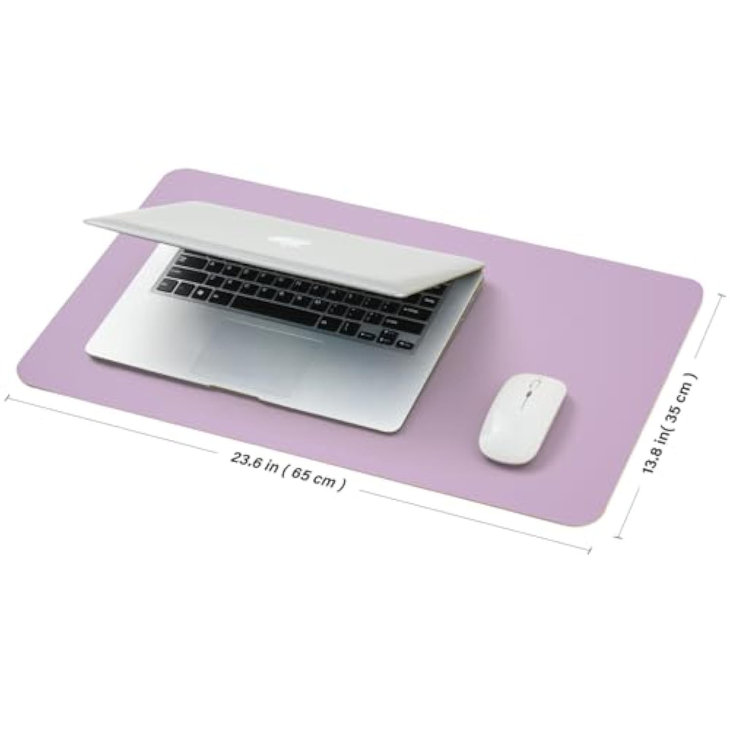 Cork Desk Mat - Small Dual-Sided Desk Pad For Office And Home - Desk Organization And Accessories - Ideal For Large Mouse Pad And Small Desk Mats On Top Of Desks(Purple,23.6"X 13.8")