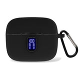 TAGRY X08 Wireless Earbuds Premium Silicone Case with Carabiner, Black