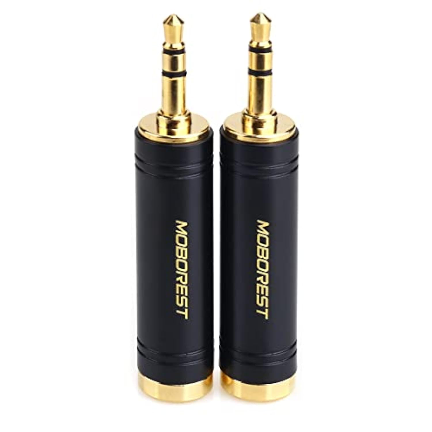 3.5Mm M To 6.35Mm F Stereo Pure Copper Adapter, 1/8 Inch Plug Male To 1/4 Inch Jack Female Stereo Adapter, Can Be Used For Conversion Headphone Adapte, Amp Adapte, Black Fashion 2-Pack
