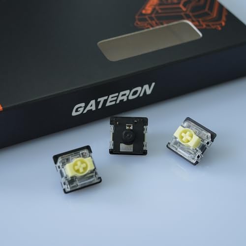 Ks-33 Low Profile Banana Keyboard Switches, Tactile 65Gf 3 Pin Rgb Led Factory Pre-Lubed For Mx Mechanical Keyboard (35Pcs)