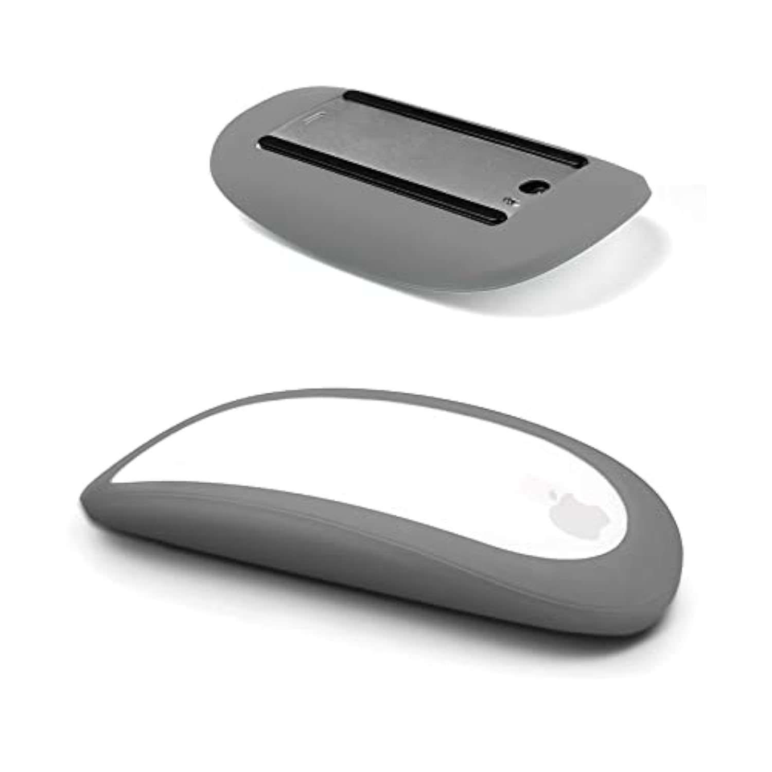 Mouse Silicone Case, For Apple Magic Mouse 1&2, Drop Proof, Dust Proof, Ultra Thin Cover (Grey)