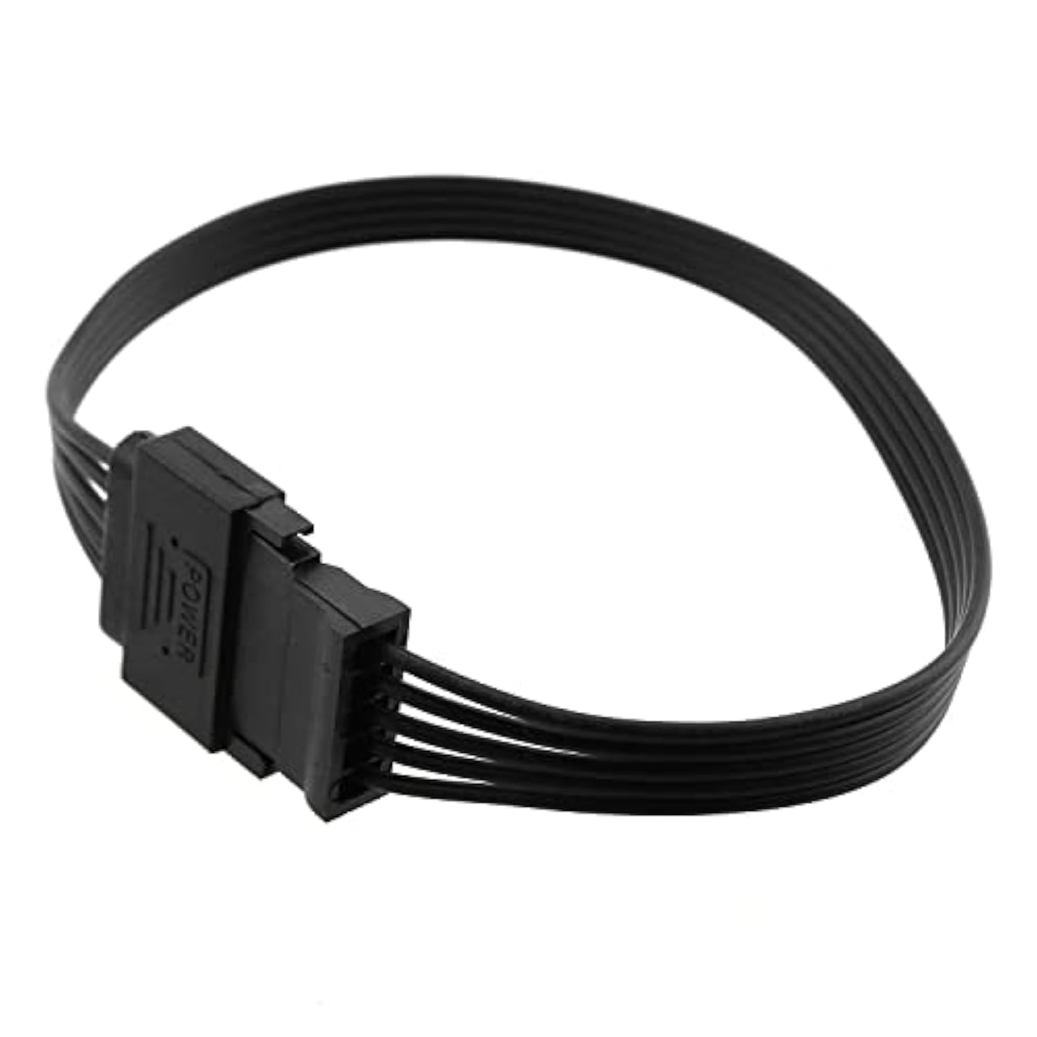 Sata Power Extension Cable 2Pcs 12.6" 15 Pin Sata Power Extension Male To Fema