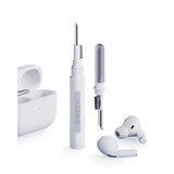 Cleaning Kits For Airpods Pro 1 2 3 Multi-Function Cleaner Pen Soft Brush For Bluetooth Earphones Case Cleaning Tools For Iphone 16 15 Pro Max Lego Camera Lens (White)