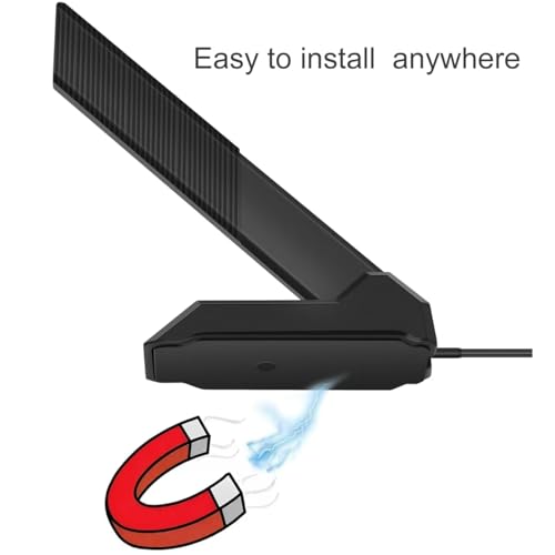 External Wifi 6 6E Tri-Band Antenna 6Ghz 5.8Ghz 2.4Ghz Magnetic Base Replacement Antenna For Pc Desktop Computer Asus Rog Strix Gigabyte Aorus Gaming Wifi Motherboard Card,