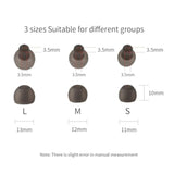 Replacement Ear Caps Cover Compatible With Sony Wf-C700N Eartips, Soft Silicone In-Ear Ear Tips Earbuds Cushions Headset Sleeve Tip Covers, 6 Pairs 3 Sizes