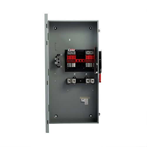 Hf225Nra Heavy Duty Safety Switch, Fusible, 2 Pole, 240 Volt, 400 Amp, Outdoor Rated