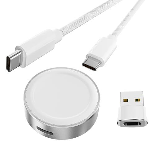 Magnetic Charger Adapter for  Watch 11 10,5W USB C Wireless Charger Dock,Multi Charging Kit with Type C Cable & USB A Converter for iWatch