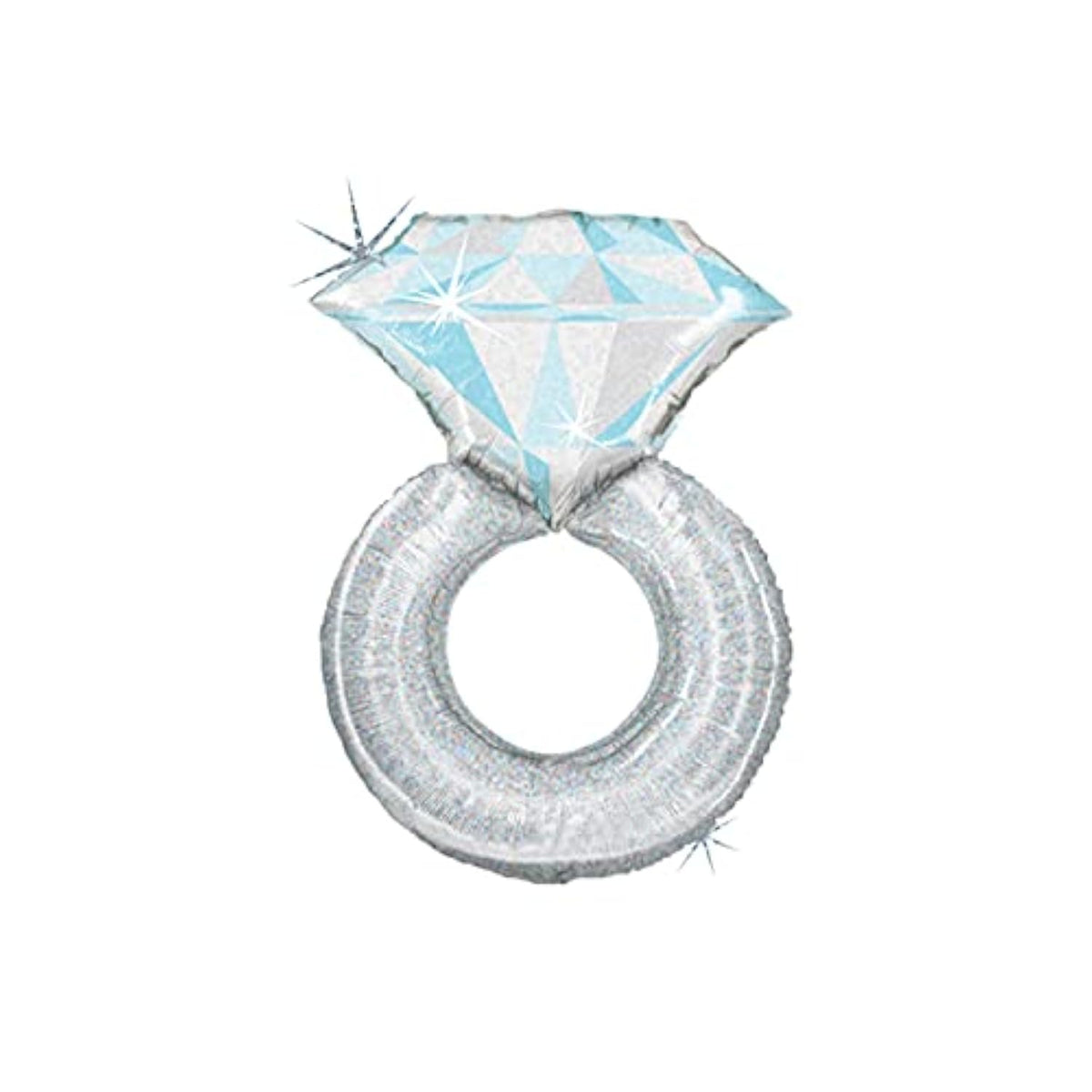 Sparkling Diamond Ring Jumbo 38" Foil Engagement Party Bridal Shower Balloon