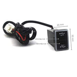 Dual Usb Power Socket For Toyota Qc3.0, Quick Charge Car Charger Usb Adapter For Smartphone/Ipad/Pda And More,Max 6.4A Output (32 * 20Mm)