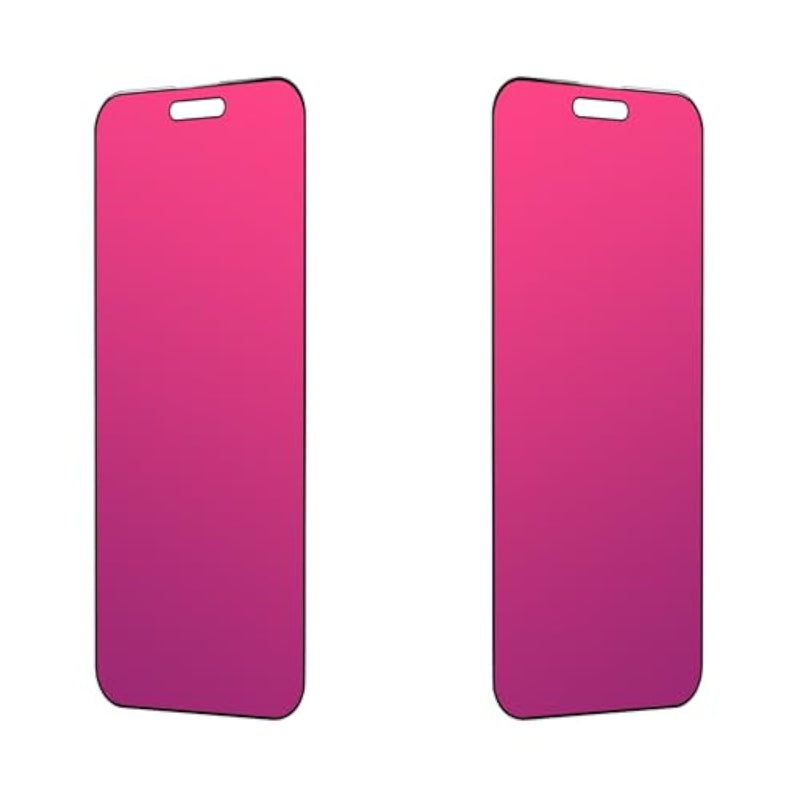 Privacy Screen Protector Compatible With Iphone 15 Pro Max, 2 Packs, 6.7 Inch Gradient Colorful Electroplated Anti-Spy Anti-Blue Light Easy Installation Tempered Glass
