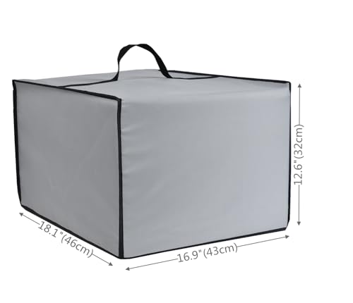 Dust Cover For Printerwaterproof,Compatible With Hp Laserjet Pro Mfp 3101Fdw/Mfp 3101Sdw/Mfp 4101Fdw Printer/Brother Dcp-L2640Dw/Mfc-L2820Dw Laser Printer (Silver Grey)