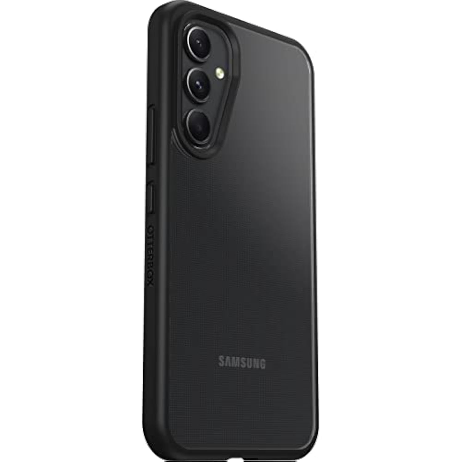 OtterBox Sleek Case for Samsung Galaxy A54 5G, Shockproof, Drop-Proof, Ultra Slim Protective Case, Military Standard Tested, Antimicrobial - Transparent/Black