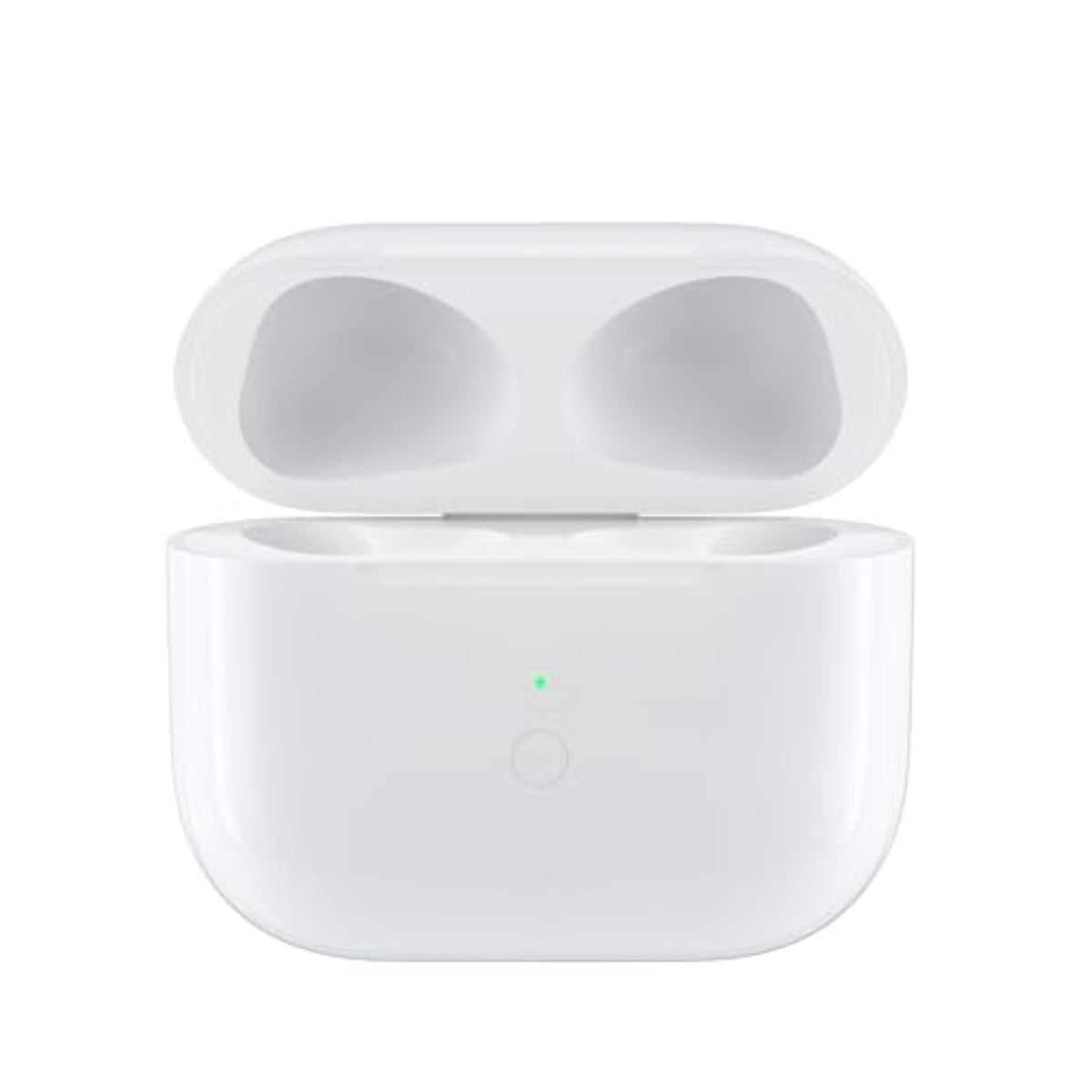 Wireless Charging Case Replacement Compatible With Airpods 3Rd Gen?660Mah Air Pod 3 Charger Case With Bluetooth Pairing Sync Button,White(No Headphones)