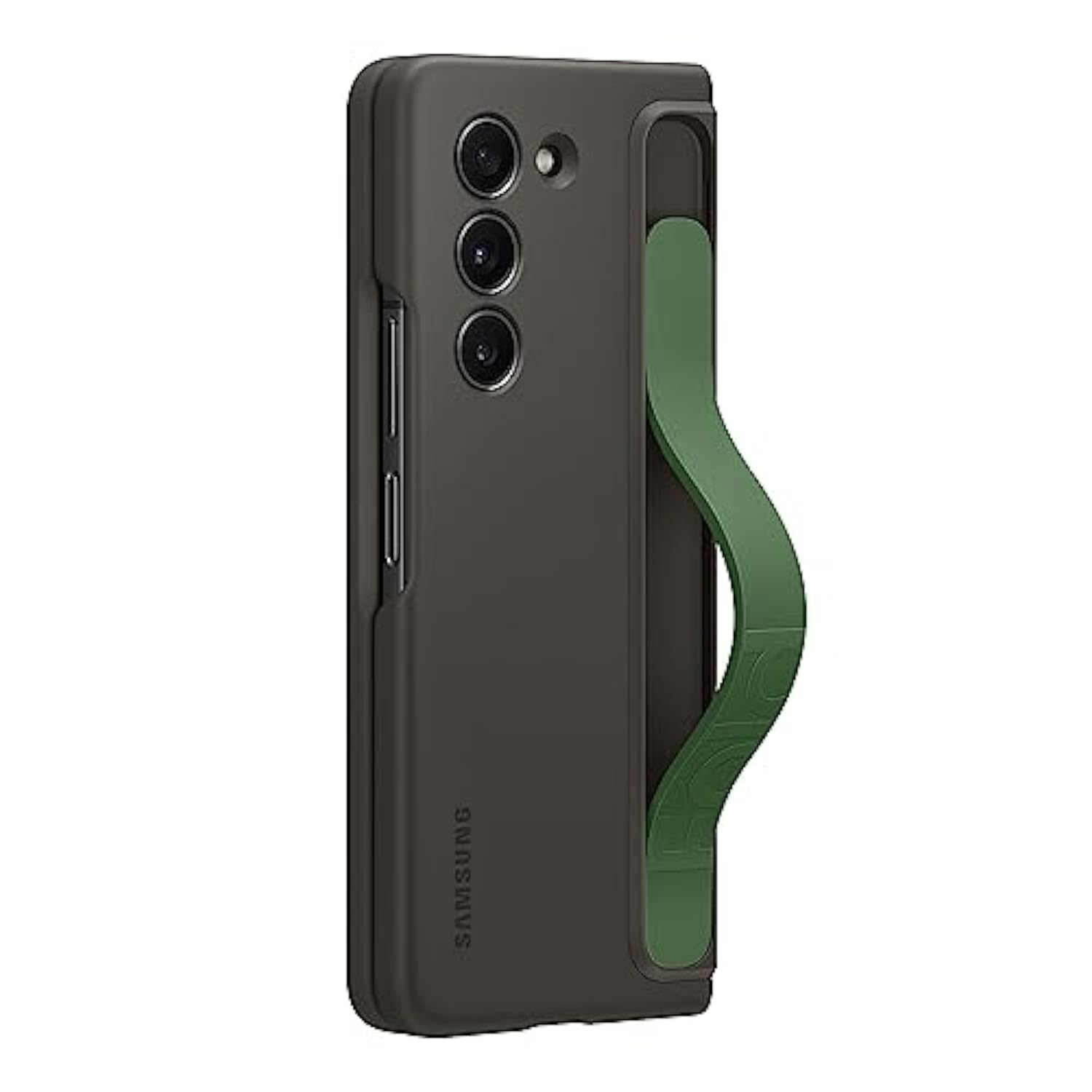 SAMSUNG Galaxy Z Fold5 Standing Phone Case with Strap, Protective Cover with Kickstand; Hands-Free Viewing Attachments Included, US Version, EF-MF946CBEGUS, Graphite
