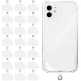 24 Pcs Universal TPU Phone Lanyard Replacement Patches Non Adhesive