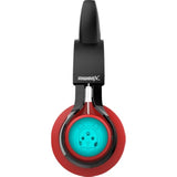 Ct-7 Cat Ear Bluetooth Headphones, Led Light Up Bluetooth Wireless Over Ear Headphones With Microphone And Volume Control For Travel/School/Smartphones/Laptop/Pc/Tv ?Red&Black?
