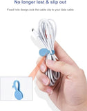 8Pcs Silicone Magnetic Cable Ties & Clips, Cord Organizer [1S] Management Reusable Magnet Cable Organizer, Phone Cord Holder For Organizing, Bookmark Whiteboard Fridge Magnets Etc