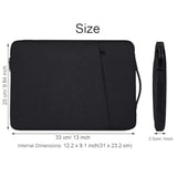 11.6 12 12.2 12.3 Inch Laptop Sleeve For 11.6" Acer Chromebook Spin 311, 12.2" Samsung Chromebook Plus Compatible With Lenovo Flex 3 12.2"/ Asus Acer Dell Hp Samsung 11.6" Chromebook, Black