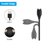 Ecsem Charger Cable Compatible With Coros Pace 3/Pace 2/Apex 42Mm 46Mm/Apex/Apex Pro/Vertix/Vertix 2 Charger Usb Cable Replacement Portable Cord Charging Cable