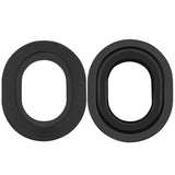 Geekria Silicone Rubber Comfortable Replacement Ear Pads for HyperX Cloud 2/ Alpha/AlphaS/Core/Stinger/Flight, Razer Kaira/Kaira Pro/X, Sennheiser HD280 Headphones (Black)