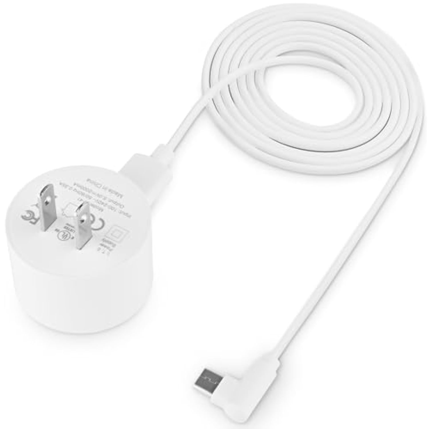 Power Cable Compatible With Sonos Roam & Roam 2 Speakers (White)