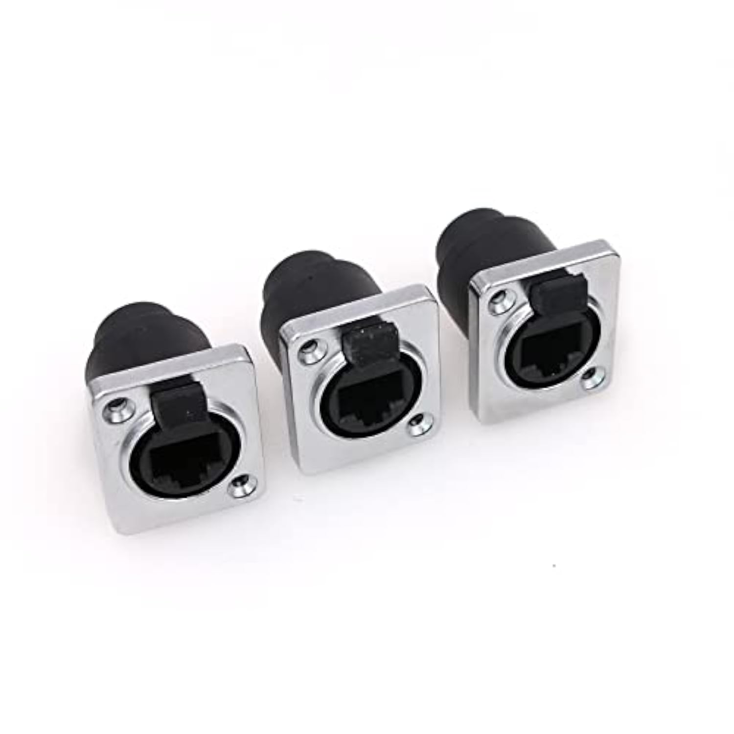 Rj45 Panel Mount Network Ethernet Signal Connector Ip65 Waterproof Coupler Rj4