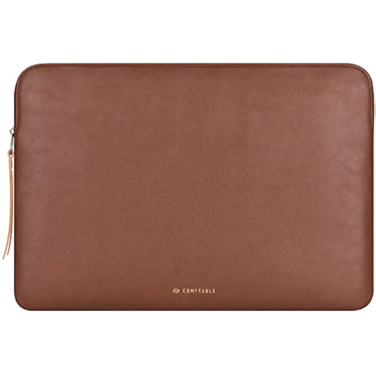 Slim Laptop Sleeve Compatible With 13 Inch Macbook Air 13 In M4 M3 M2 M1, 13" Macbook Pro, Pu Leather Bag Water-Resistant Cover Case, Brown