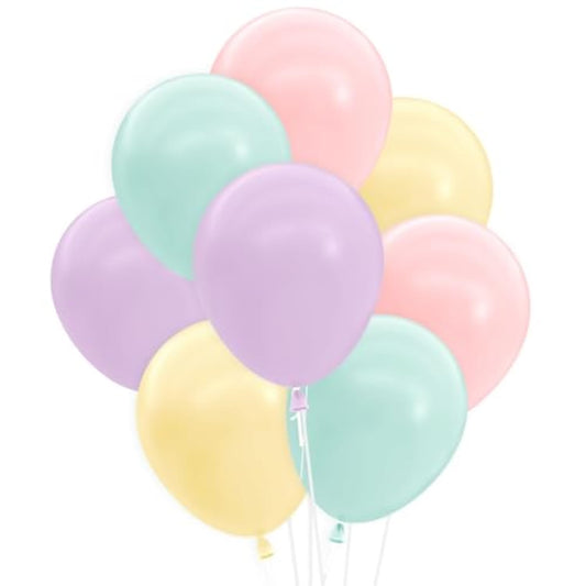 Pastel Birthday Balloon Set - 24 Pk, 12" | Bachelorette Party Decorations, Garden Bridal Shower, Birthday Party, Pastel Baby Shower, Engagement