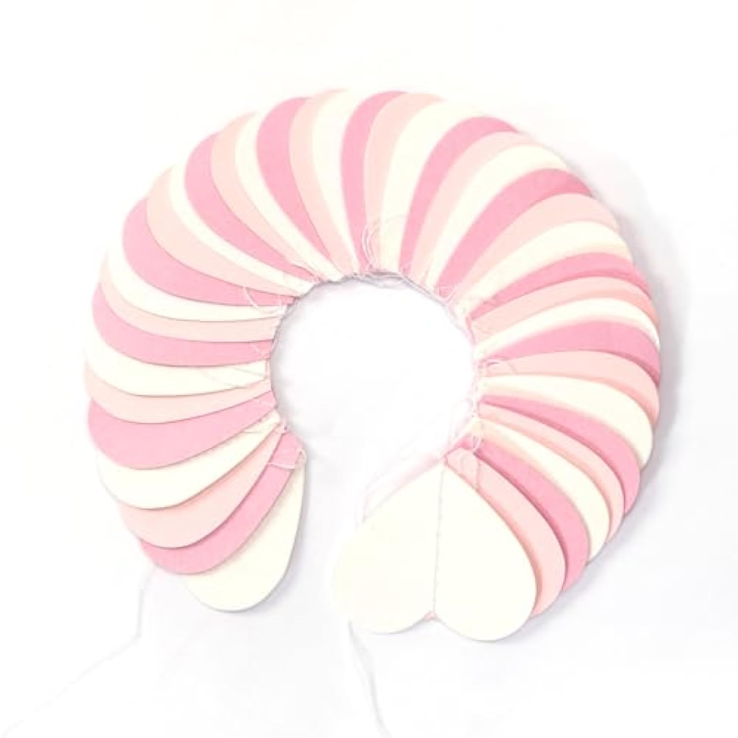 Pink-White Girls Birthday Party-Decorations Heart-Garland - 52Ft Valentines Day Proposal Galentines Wedding Paper Streamers Banner,Baby Bridal Shower Engagement Bachelorette Decor