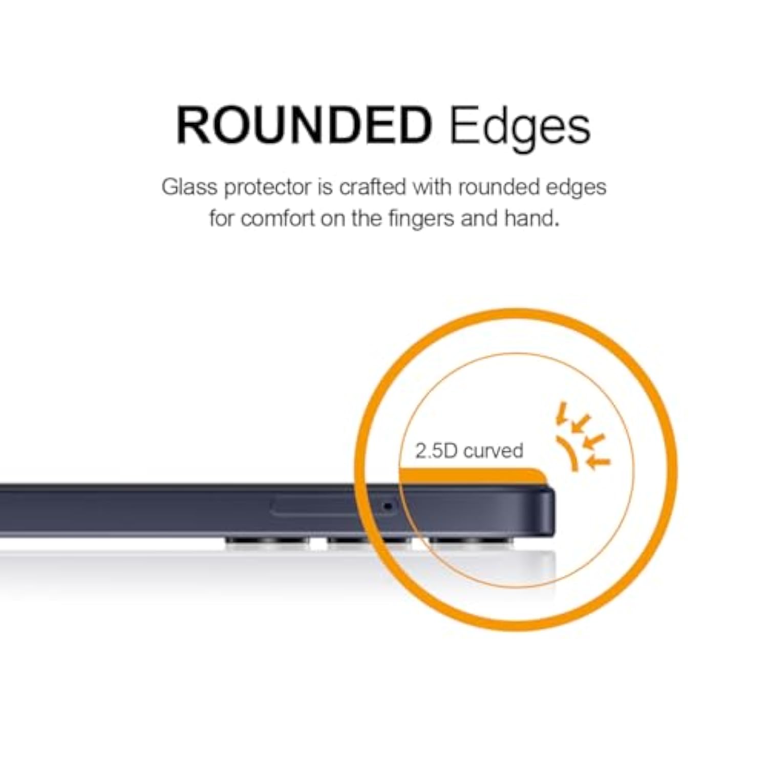 (3 Pack) Designed For Samsung Galaxy A25 5G Tempered Glass Screen Protector, Anti Scratch, Bubble Free