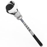 Weighted Vr Golf Club Attachment For Meta Quest 2/Oculus Quest 2, Aluminum Quest 2 Golf Club Handle With Realistic Grip And Two Straps, By (Silver)