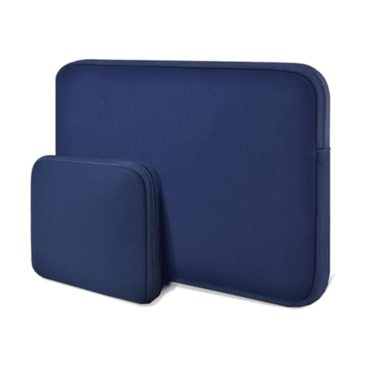 Laptop Sleeve Case 13-14 Inch With Small Case, Neoprene Rainproof & Shockproof Cover For Macbook Pro 14" M4 M3 M2 M1 And 13.3" Macbook Air/Pro, Xps 13/14 & Most 13"-14" Laptops, Blue
