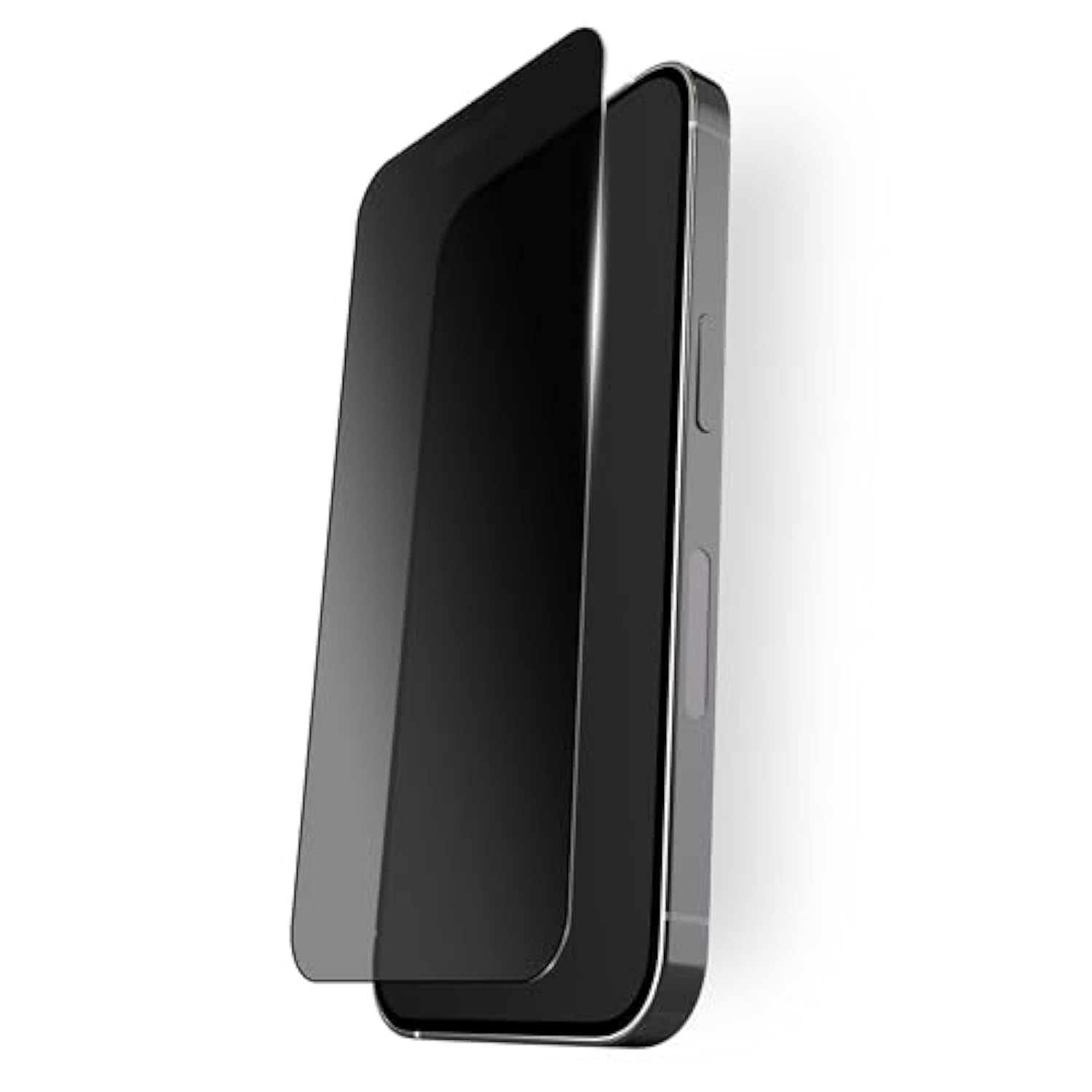 BodyGuardz Apex Privacy Compatible with iPhone 16 Pro Max Screen Protector - 2-Way Privacy With Impact Technology - 9H Hardness Tempered Glass - Easy Install - Case Friendly