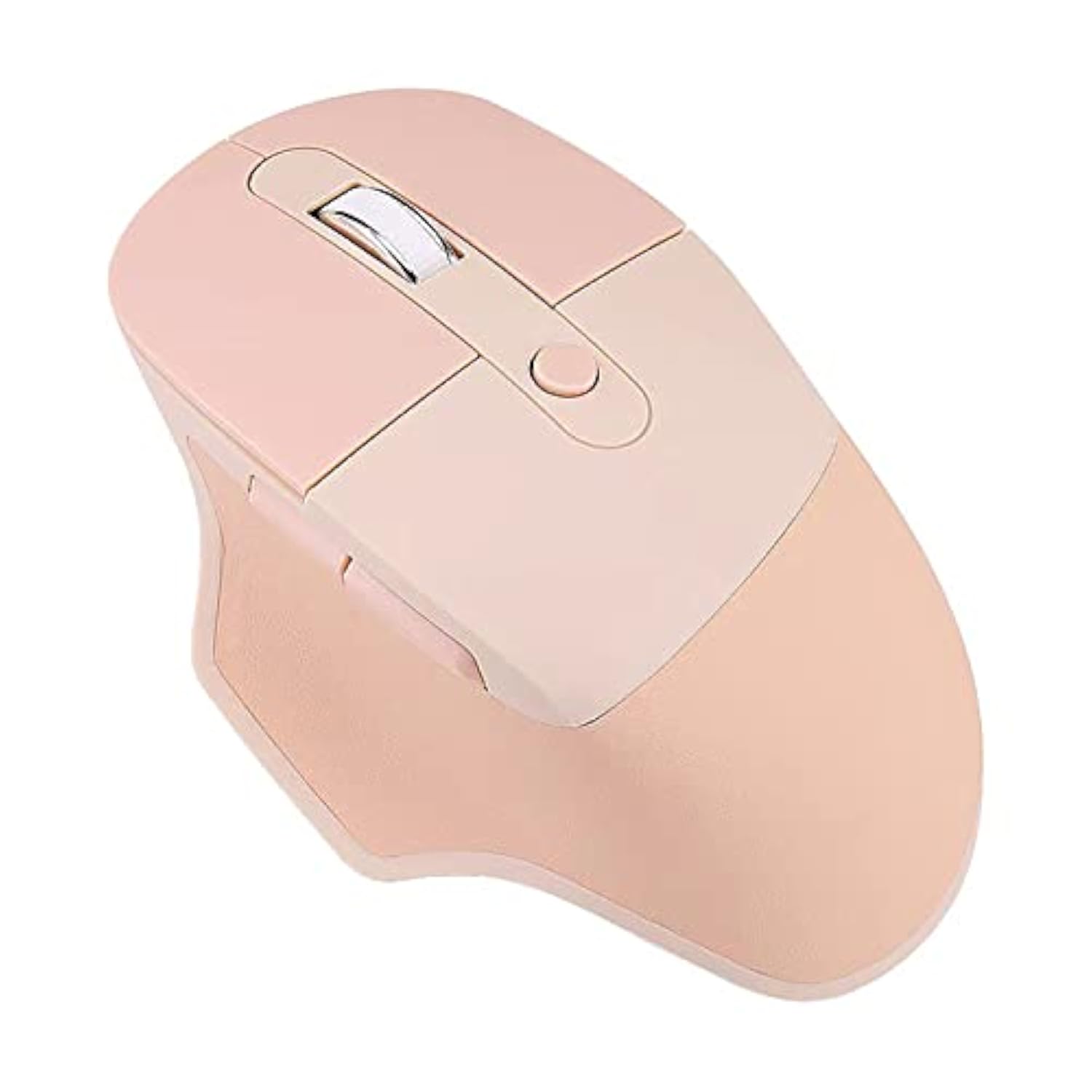 Ergonomic 2.4G & Bluetooth Dual Mode Wireless Mouse With Pu Cover, Soundless K