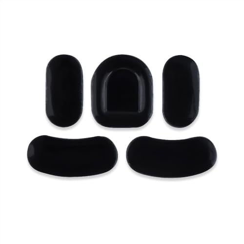 2 Sets Rounded Curved Edges Mouse Skatez & Feet & Mice Feet & Skates Compatible For Razer Viper Mini Se Mouse (Black)