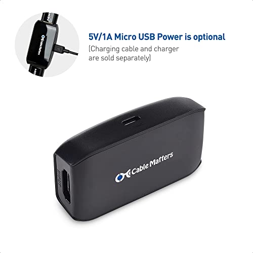 Active Hdmi Repeater (Female To Female Hdmi 2.0 Signal Booster) With 4K 60Hz Resolution And Hdr For Blu-Ray Player, Hdtv, Htc Vive, Oculus Rift Vr Headset And More