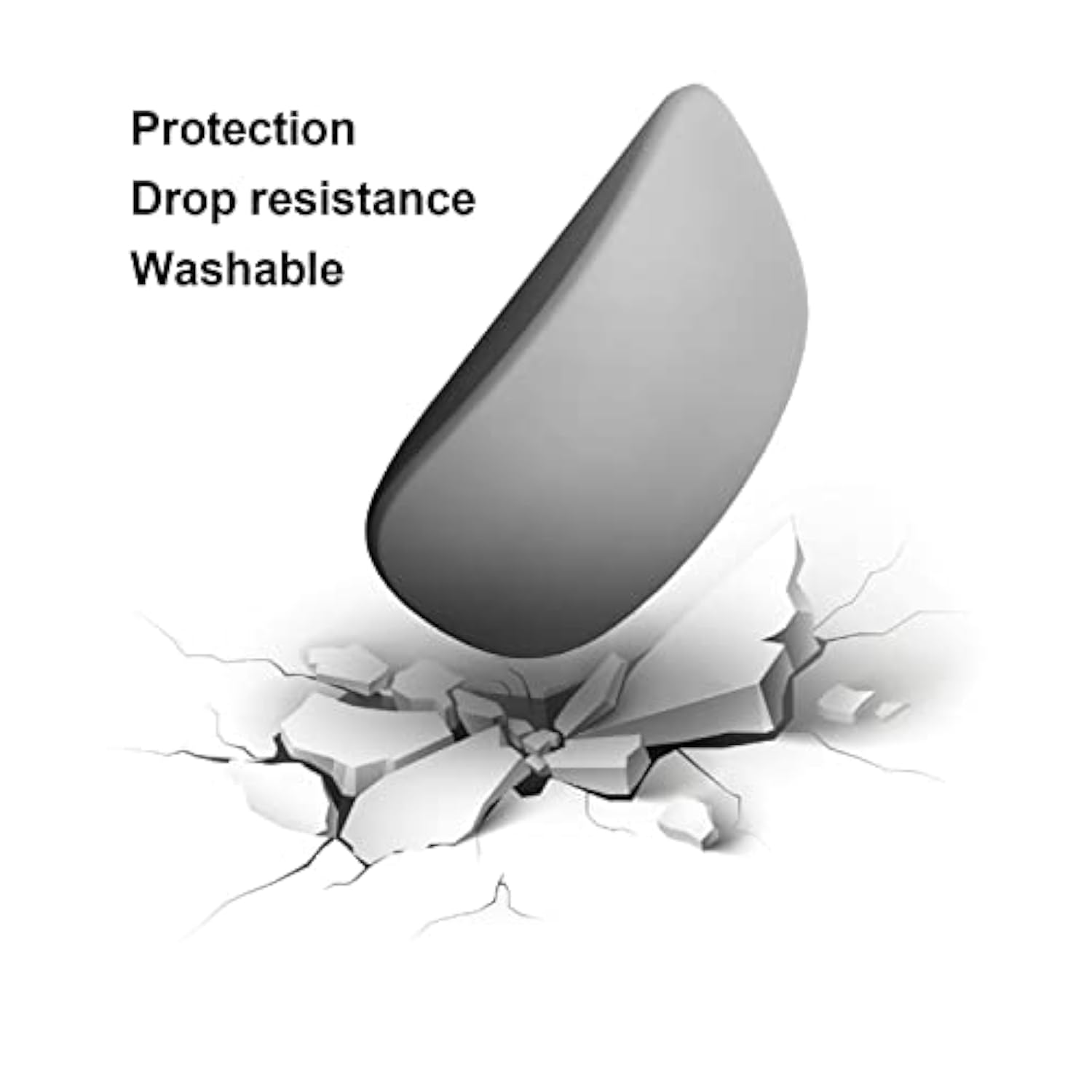 Mouse Silicone Case, For Apple Magic Mouse 1&2, Drop Proof, Dust Proof, Ultra Thin Cover (Blue)