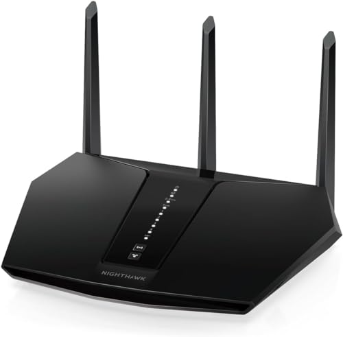 Nighthawk Wifi 6 Router (Rax29) - Security Features, Dual-Band Gigabit Router, Ax2400 Wireless Speed (Up To 2.4 Gbps), Covers Up To 2,000 Sq.Ft. And 20 Devices