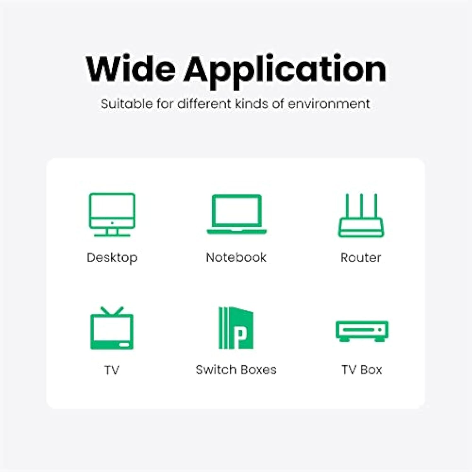 cablecc Dual Ports UTP Cat6 Male to Female LAN Ethernet Network Extension Cabl