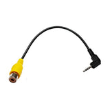 2 Pack 2.5Mm To Rca Adapter Cable,90 Degree Angle 2.5Mm Male Plug To Rca Femal