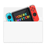 Video Gamer Birthday Party Fill In Invitations, Video Game Party Invitations, Decorations, Favors For Boys Kids, 30 Invitations + 30 Envelopes