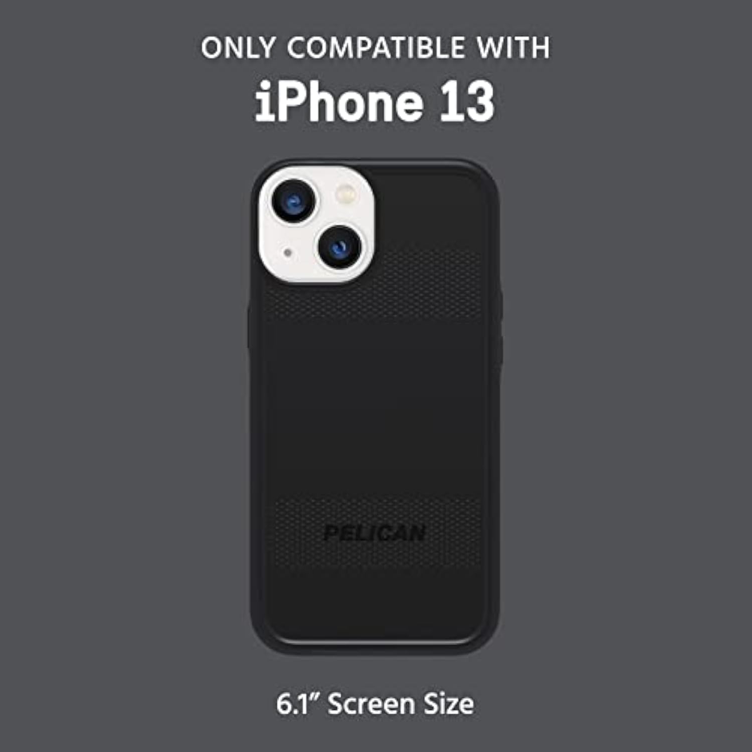 Protector Series - Iphone 13 Case [15Ft Military Grade Drop Protection] [Wireless Charging Compatible] Protective Phone Case With Anti Scratch - Rugged Bumper Cover For Iphone 13 - Black