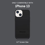 Protector Series - Iphone 13 Case [15Ft Military Grade Drop Protection] [Wireless Charging Compatible] Protective Phone Case With Anti Scratch - Rugged Bumper Cover For Iphone 13 - Black