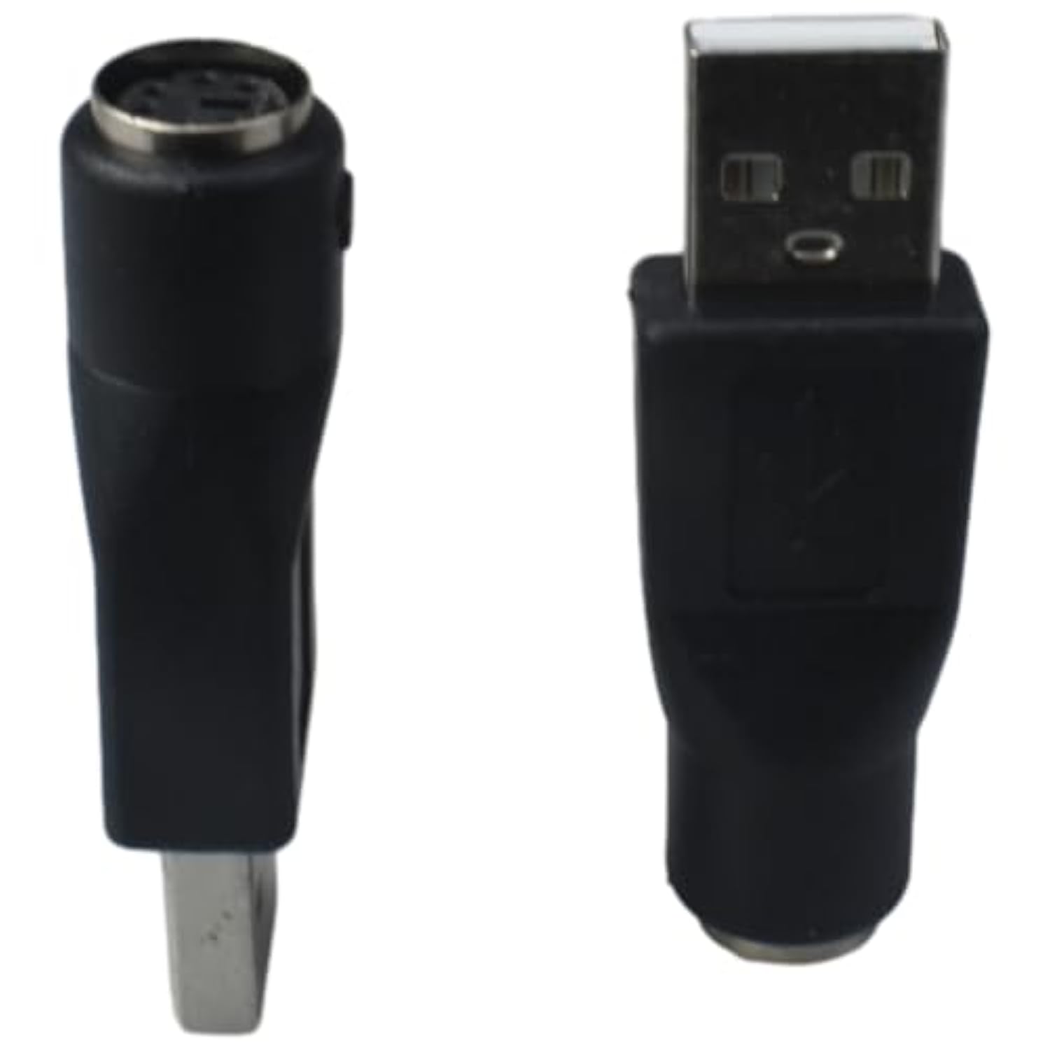 2Pcs Usb To Ps2 Adapter 6Pin Ps/2 Female To Usb Male Converter Keyboard/Mouse